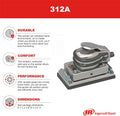 7-Inch Orbital Pneumatic Sander A57605