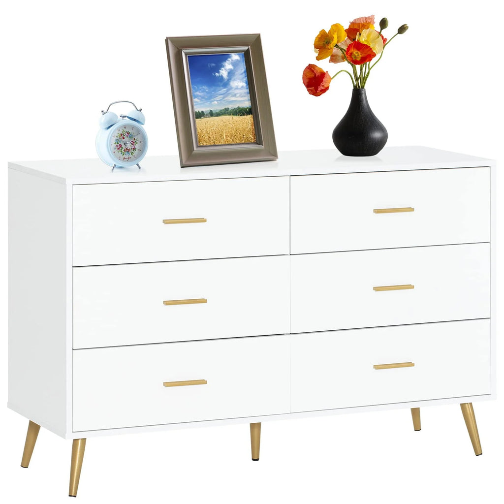 Black 3 Drawer Wood Dresser J577