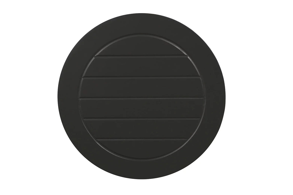 Black Round Side Table P1657