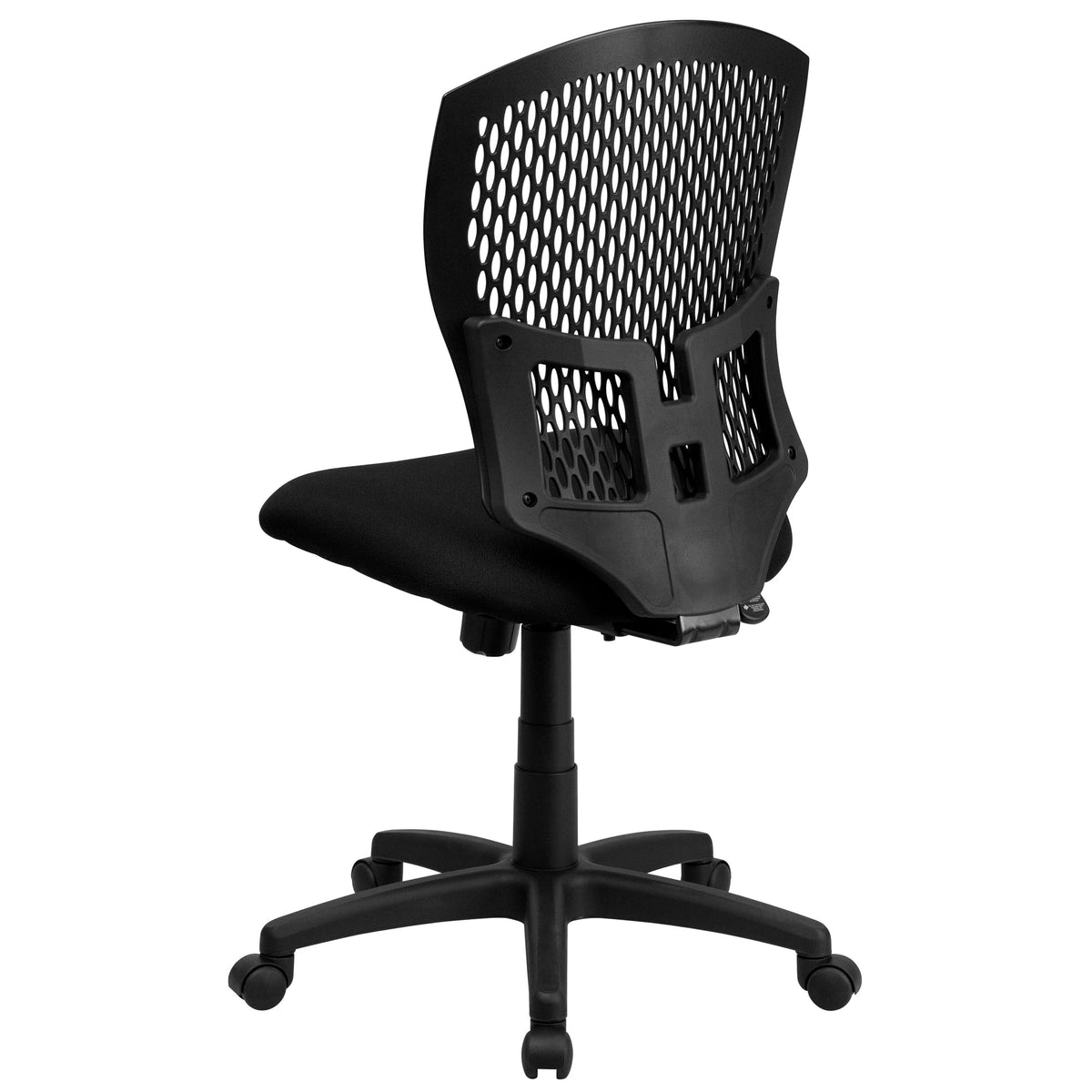 Black Fabric Swivel Task Office Chair R7624