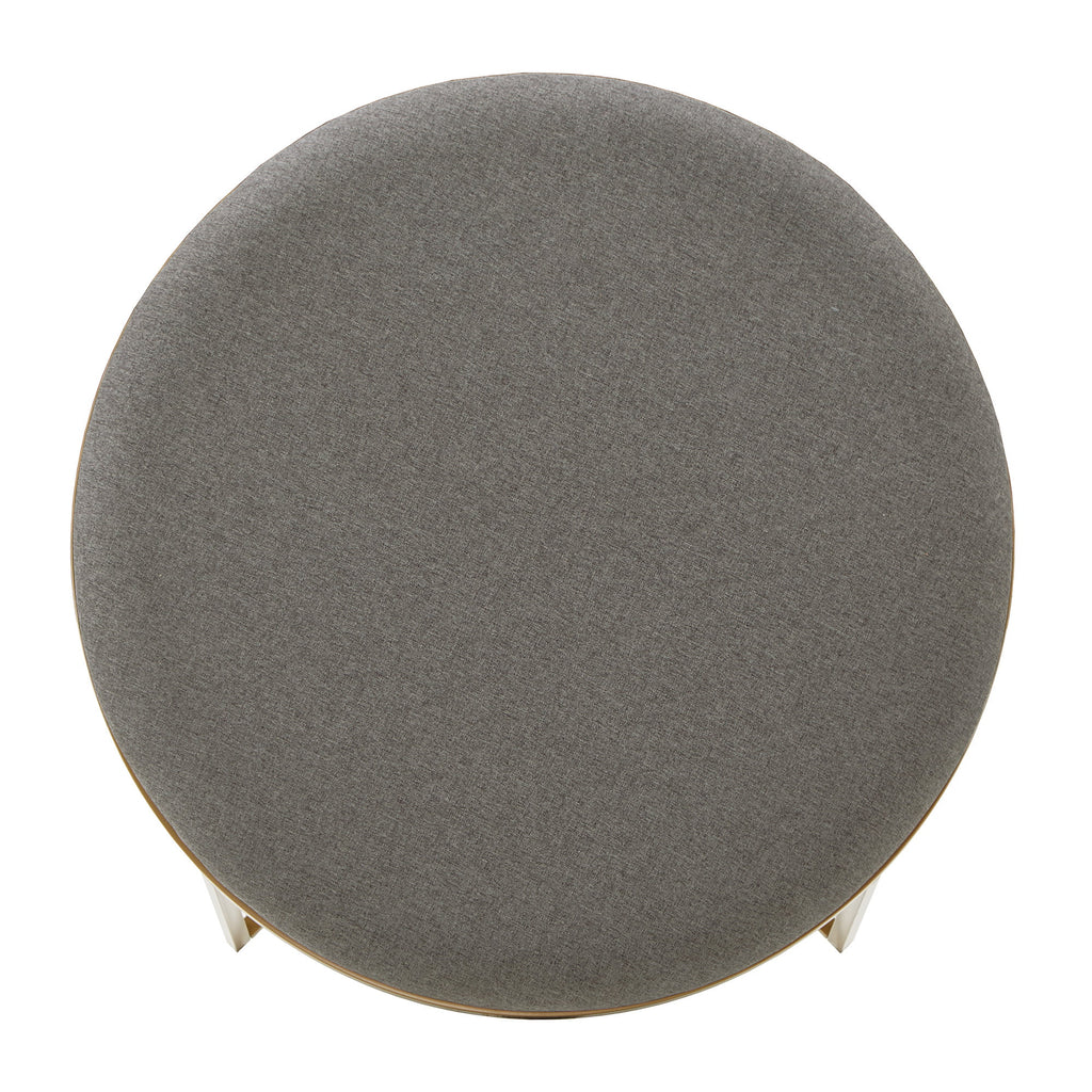 Round Coffee Table with Nesting Stools Y791989