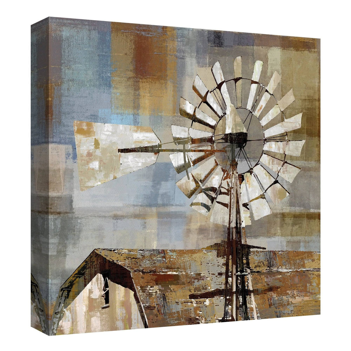 24 inch x 24 inch Windmill Canvas Art M938