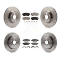 Front Rear Disc Brake Rotors and Ceramic Pads Kit for Car Cadillac CTS Q24019