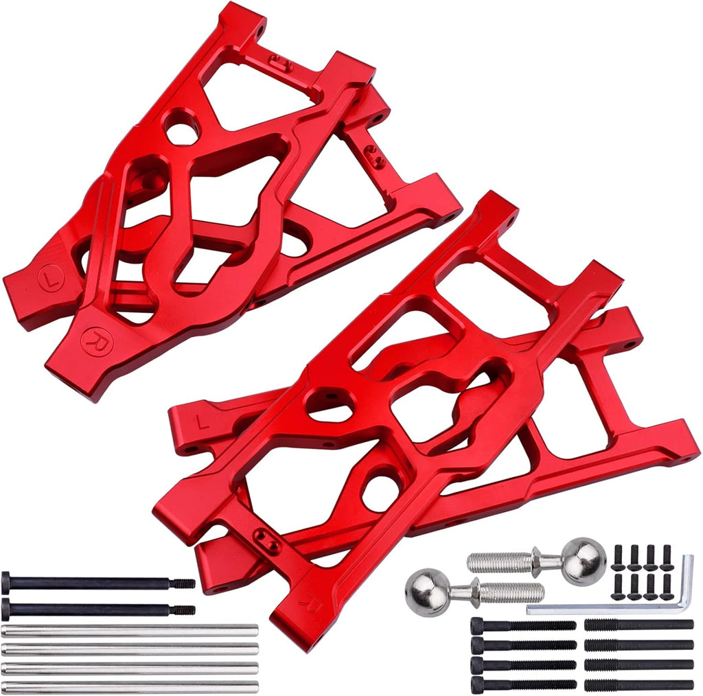 Aluminum Suspension Arms Set Front Lower & Rear Lower (Red) L979064