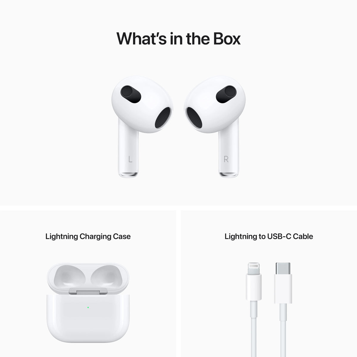 AirPods (3rd generation) with Lightning Charging Case F204797