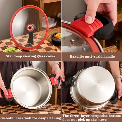 Stainless Steel 7.5L Stove Top Pressure Cooker W485
