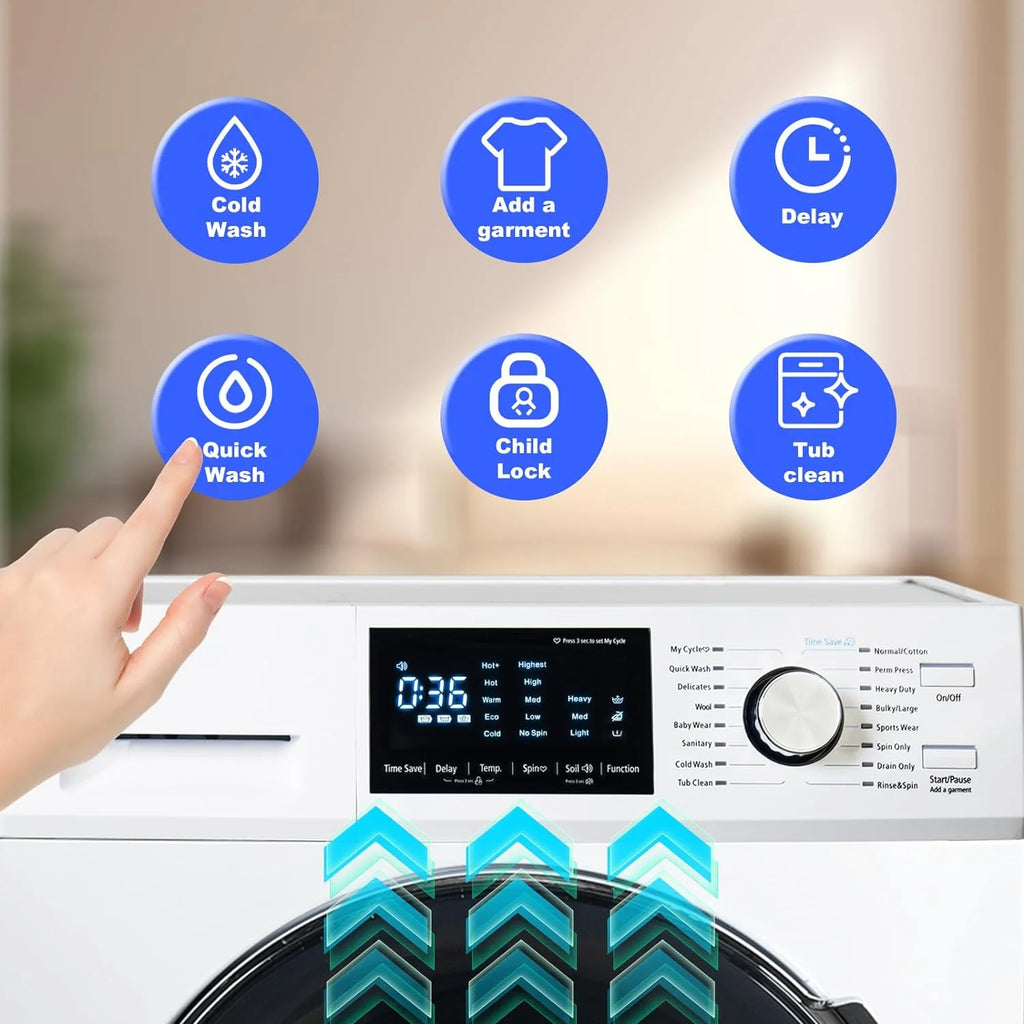 2.7 Cu ft Compact Front Load Washing Machine Y448