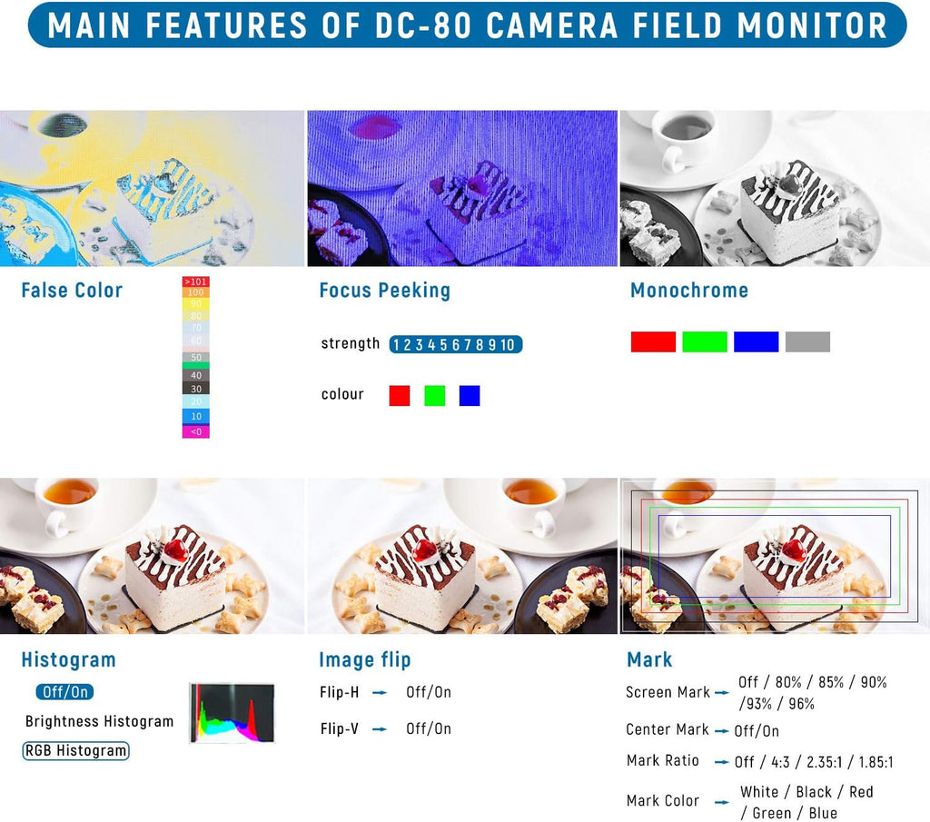 5.5 4K Camera Field Monitor with 1920x1080 HDMI Screen S361438