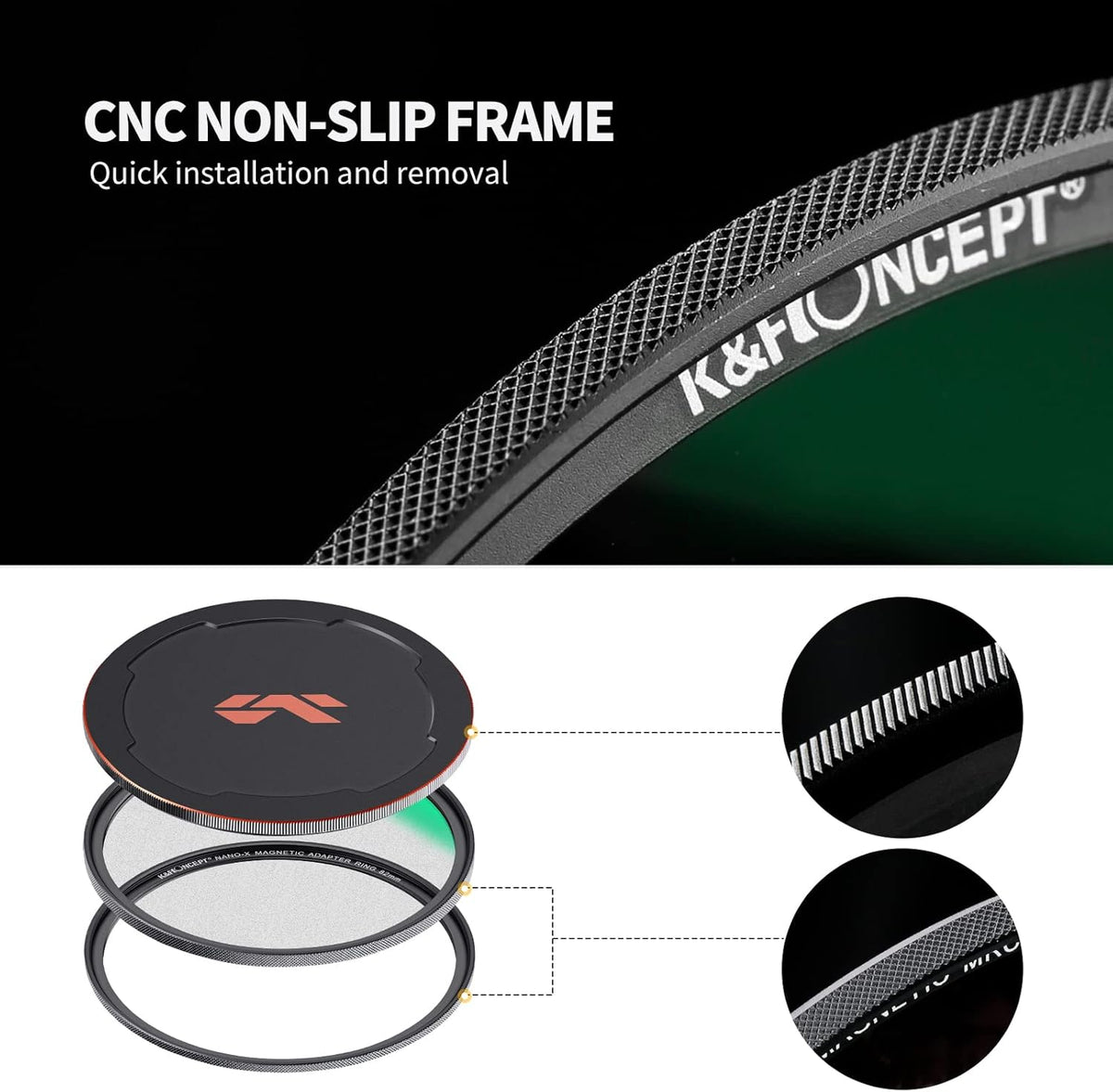67mm Magnetic Black Soft Diffusion 1/4 Filter G240