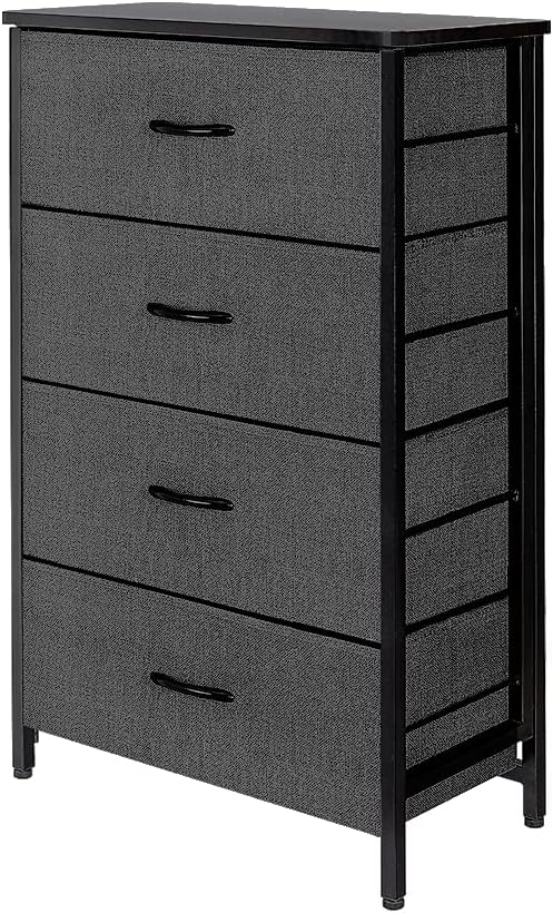 4 Drawer Light Grey Storage Organizer Unit L1273