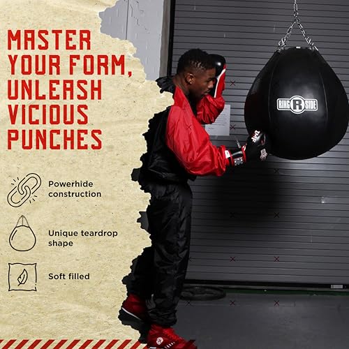 65 Pounds 22" x 24" Synthetic Leather Punching Bag V129581