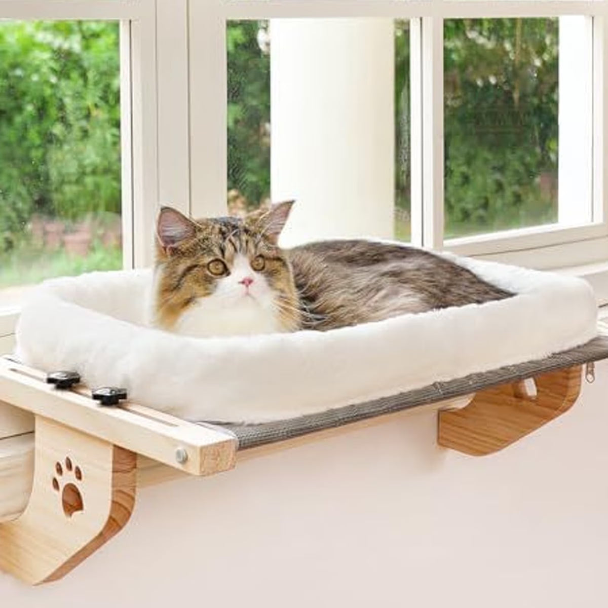 Plush Cat and Dog Bed with Pillow L397981