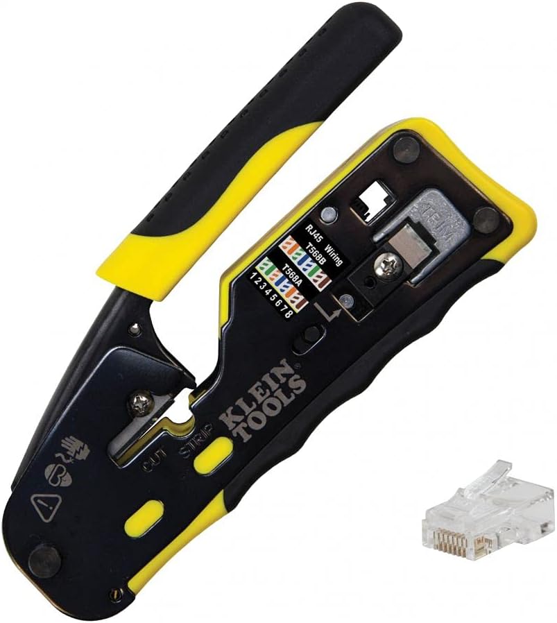 Ratcheting Modular Cable Crimper Wire Stripper Wire Cutter I58825