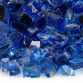 Cobalt Blue Reflective Fire Glass 10 lb Bag F5900