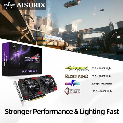 RX 580 Graphics Card, 8GB, GDDR5, 256 Bit, PCI Express 3.0 B438
