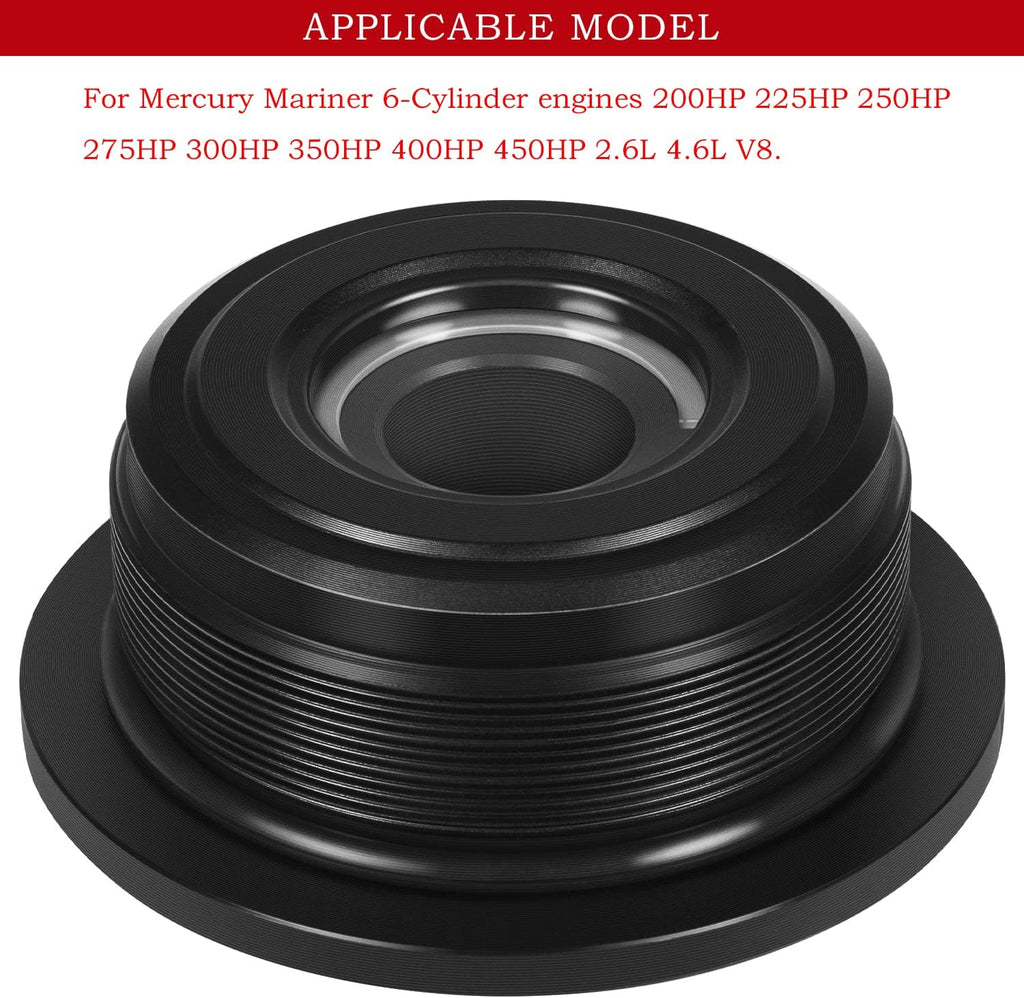 Black Outboard Trim Cap 6-Cylinder A221666