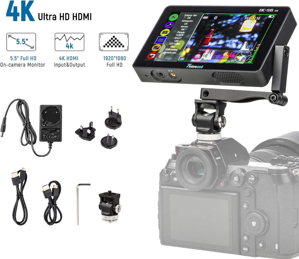 5.5 4K Camera Field Monitor with 1920x1080 HDMI Screen S361438