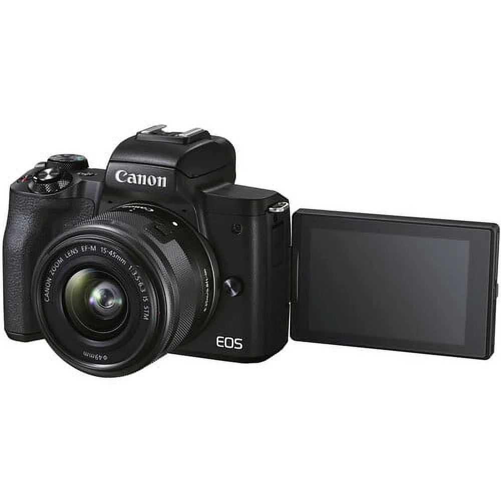 Mirrorless Camera with 15-45mm and 55-200mm Lenses (Black) P439250