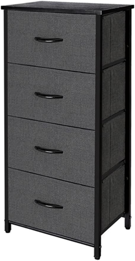 4 Drawer Light Grey Storage Organizer Unit L1273