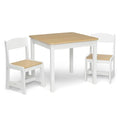 Grey 3 Piece Kids Wood Table and Chair Set Y730434