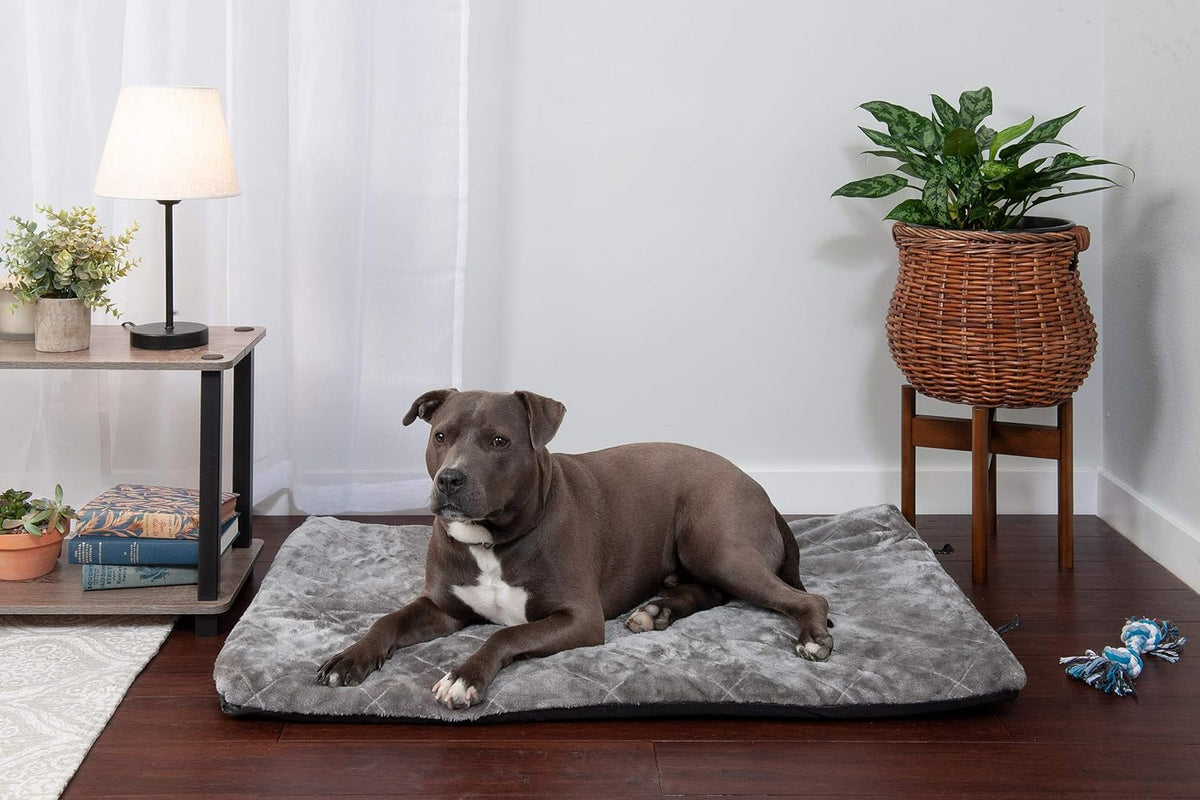 Water-Resistant Reversible Two-Tone Pet Bed Mat P4486