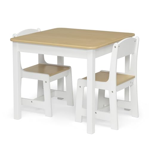 Grey 3 Piece Kids Wood Table and Chair Set Y730434