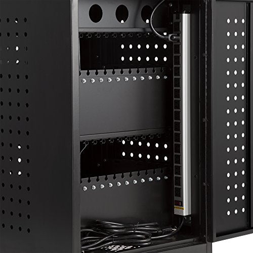 Black Mobile Charging Station for 30 Devices E234