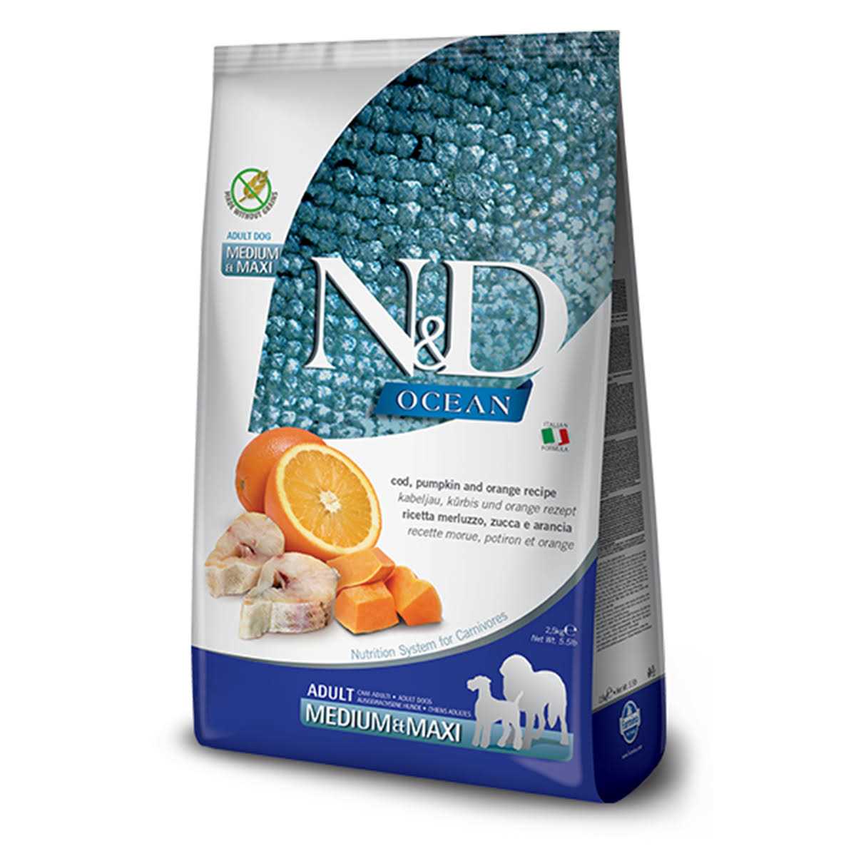 Ocean Cod Pumpkin & Orange Dry Dog Food G948