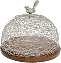 Wood Cake Tray with Dome O863366