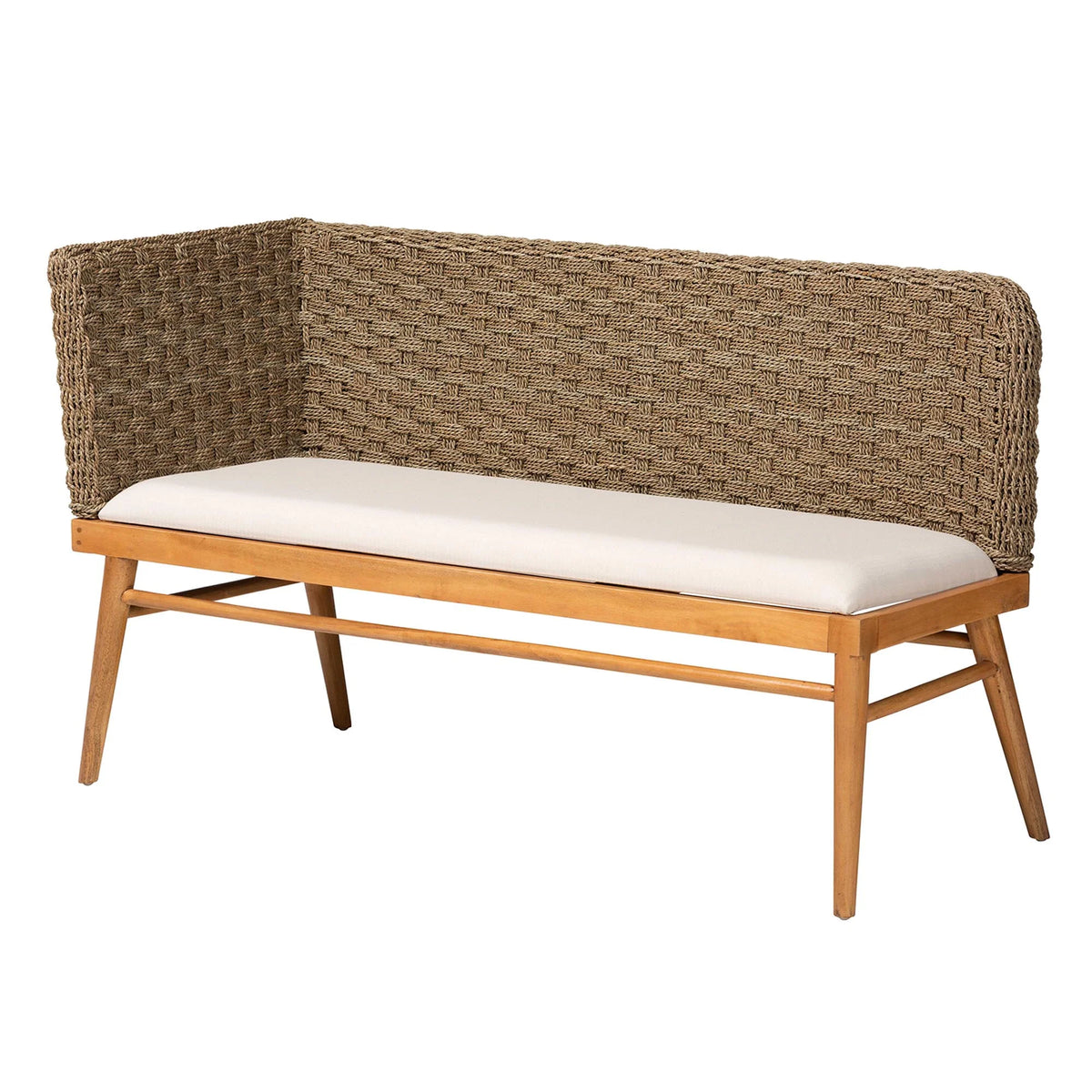 2-Piece Brown Dining Nook Banquette Set W39792