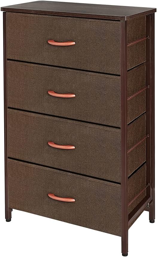 4 Drawer Light Grey Storage Organizer Unit L1273