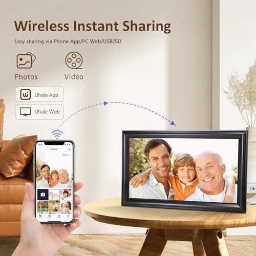 10.1 Inch IPS HD Digital Picture Frame with 16GB Storage M70014