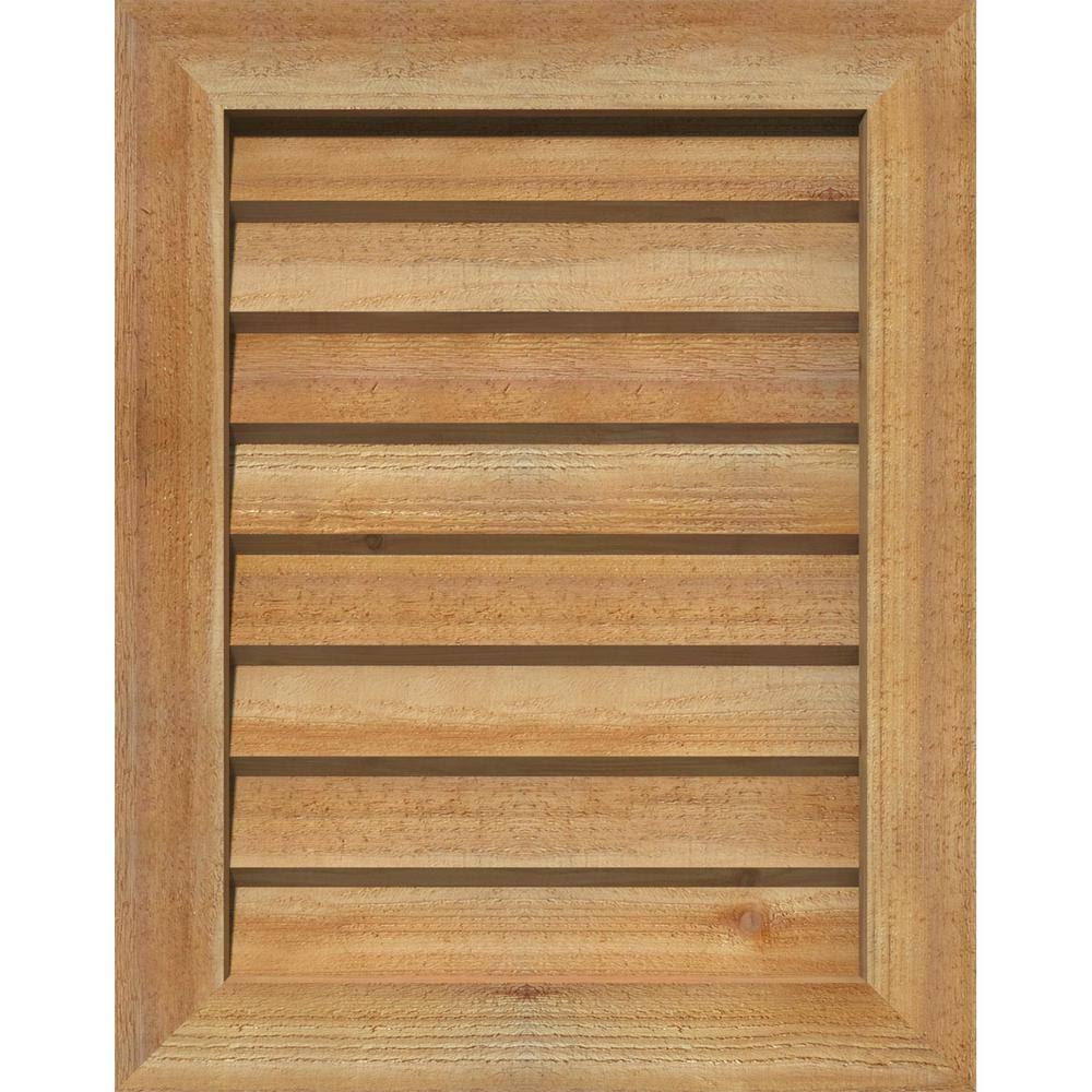 Vertical Gable Vent Unfinished Non-Functional K730