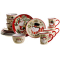 16 Piece Christmas Dinnerware Set G4159