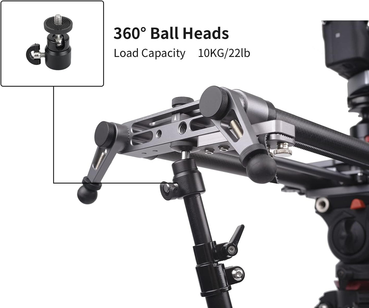 Camera Slider Support Arm Adjustable Length 23”-37.5” Pack-2 Z760