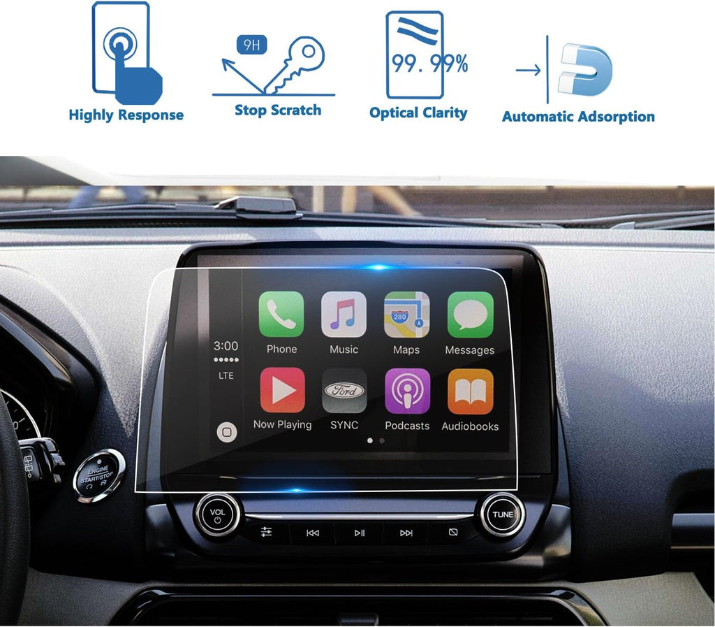 8 Inch Tempered Glass Car Navigation Screen Protector Q7906