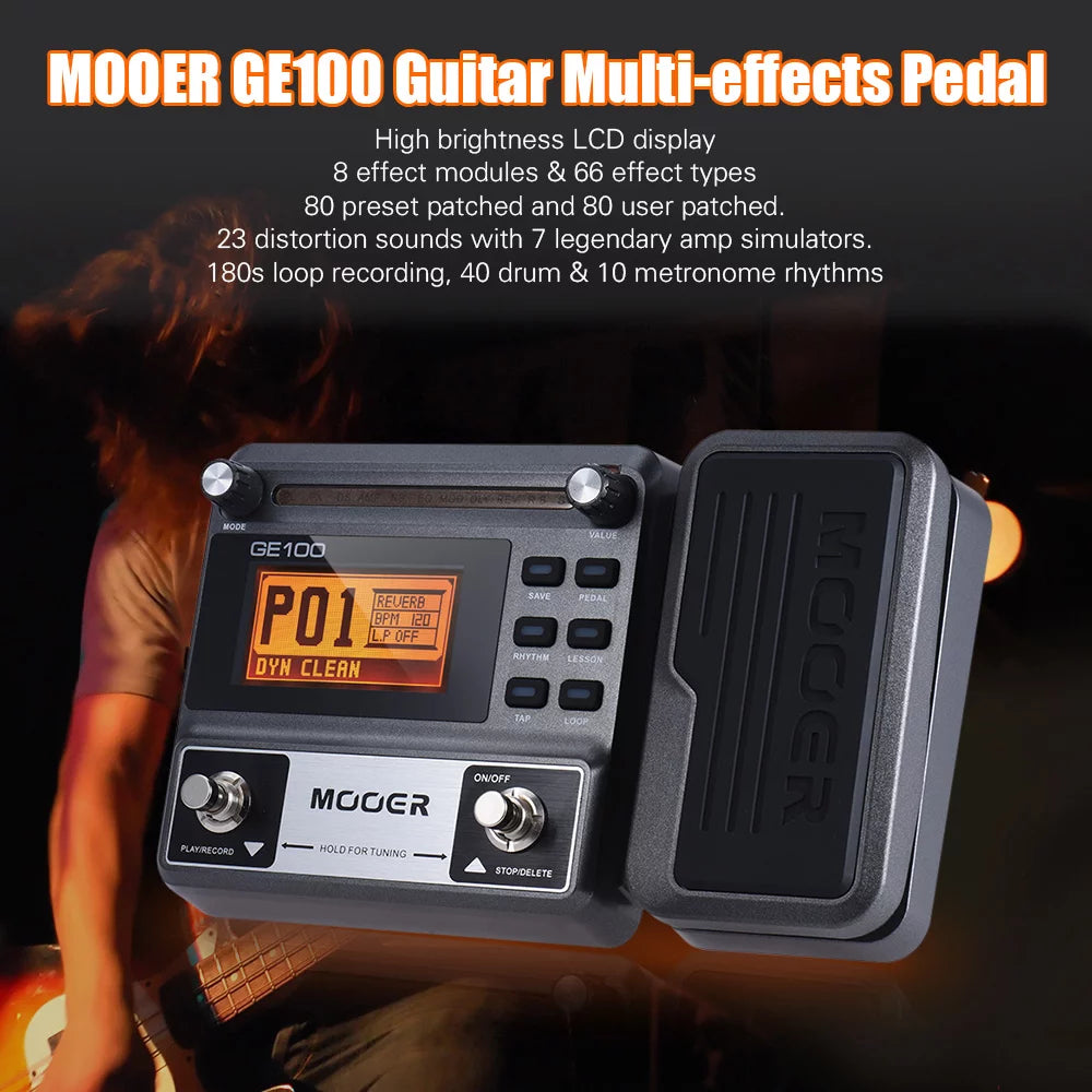 Guitar Multi-effects Processor with Loop Recording D482798