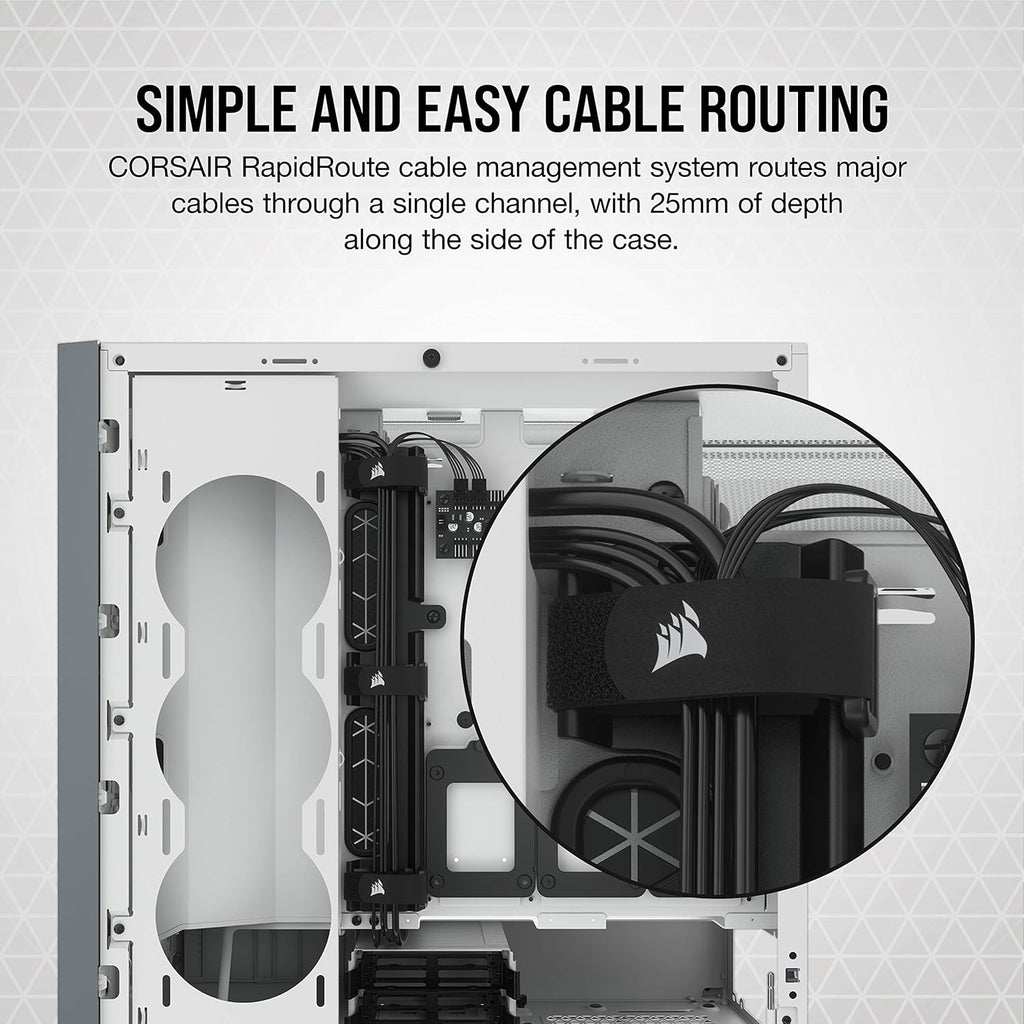 White Mid-Tower ATX PC Case J201524