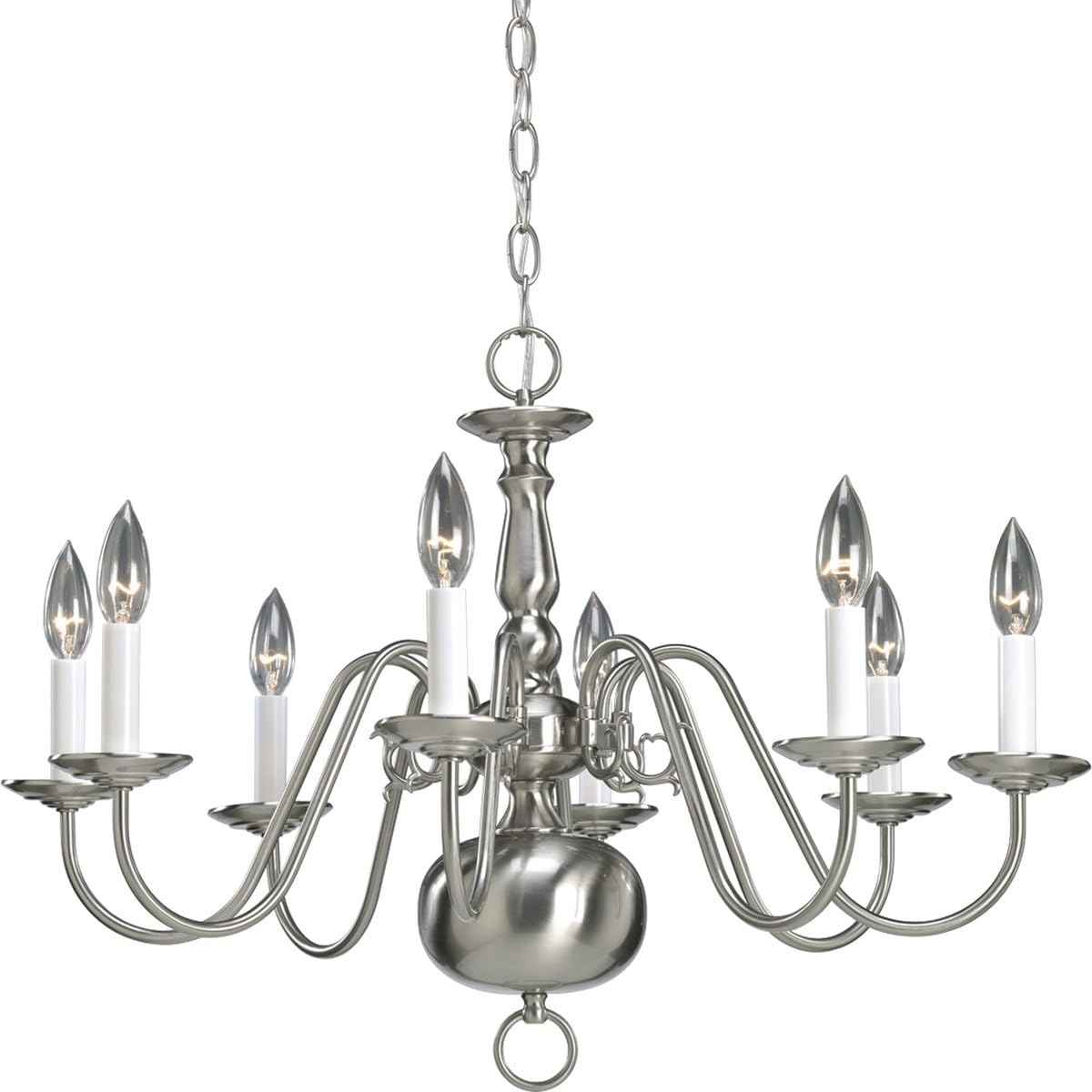Brass Chandelier 26-Inch Diameter x 18-Inch Height Q785