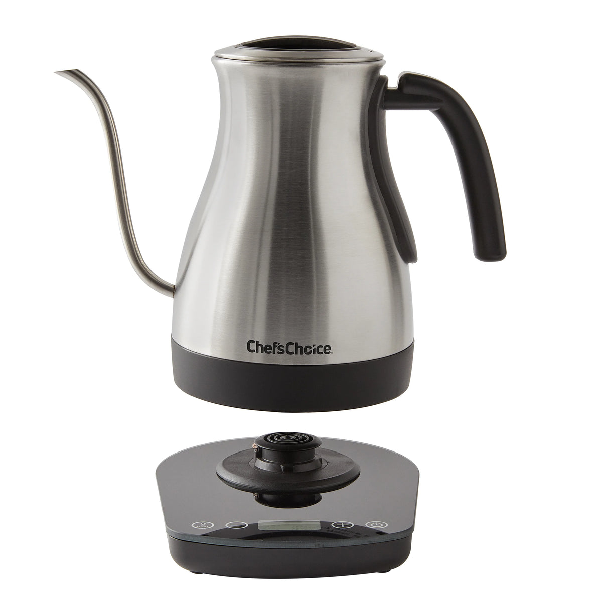 Digital Electric Gooseneck Kettle Brushed Stainless Steel O5716