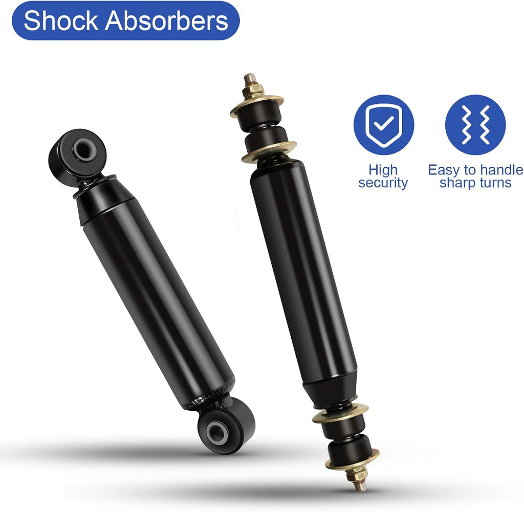 Front and Rear Shock Absorbers for Club Car DS G&E 1988-up, Precedent G&E 2004-up, 4pcs Y105653