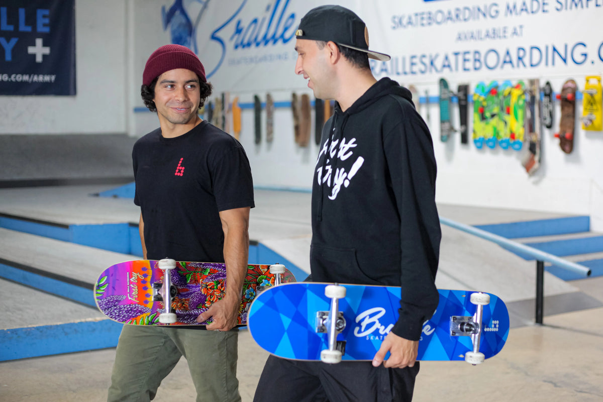 Multicolor 31 In. x 7.75 In. Complete Skateboard with 7-Ply Maple Deck and Abec-7 Bearings Y8916