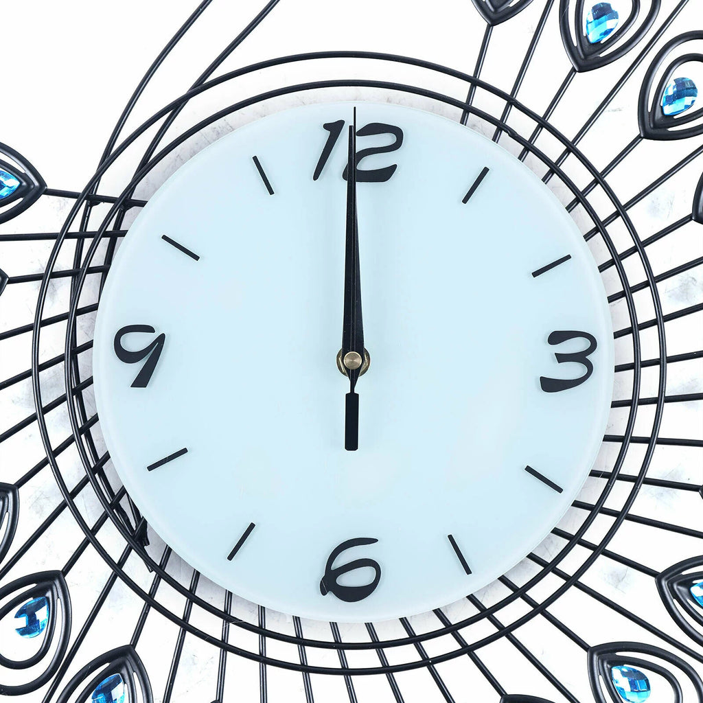 20" 3D Metal Crystal Wall Clock Z5371