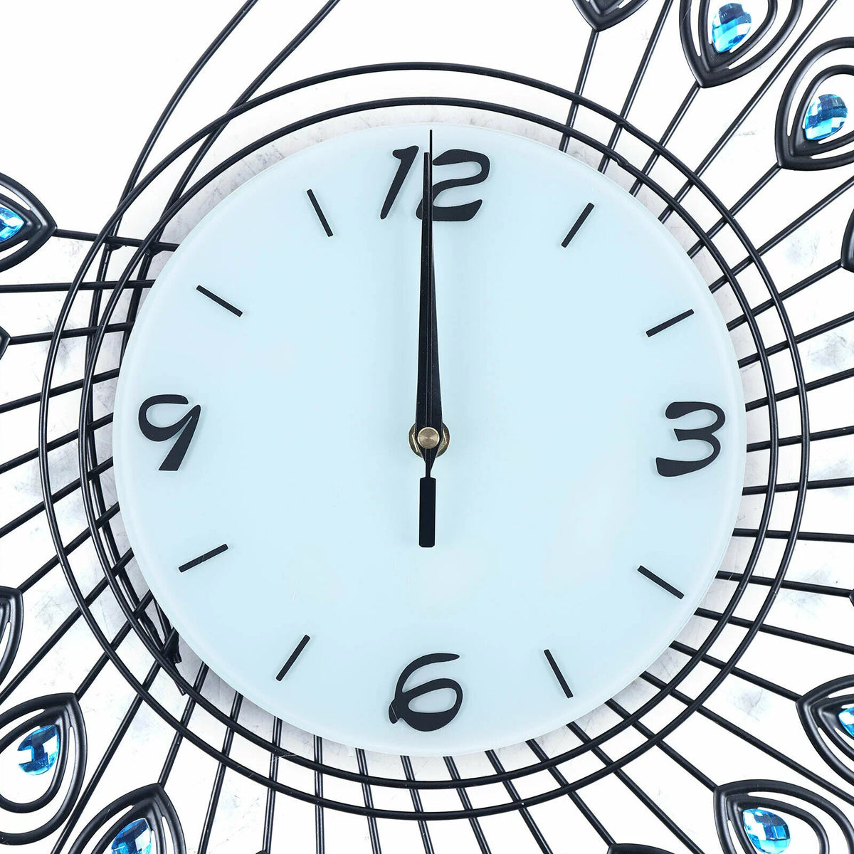 20" 3D Metal Crystal Wall Clock Z5371
