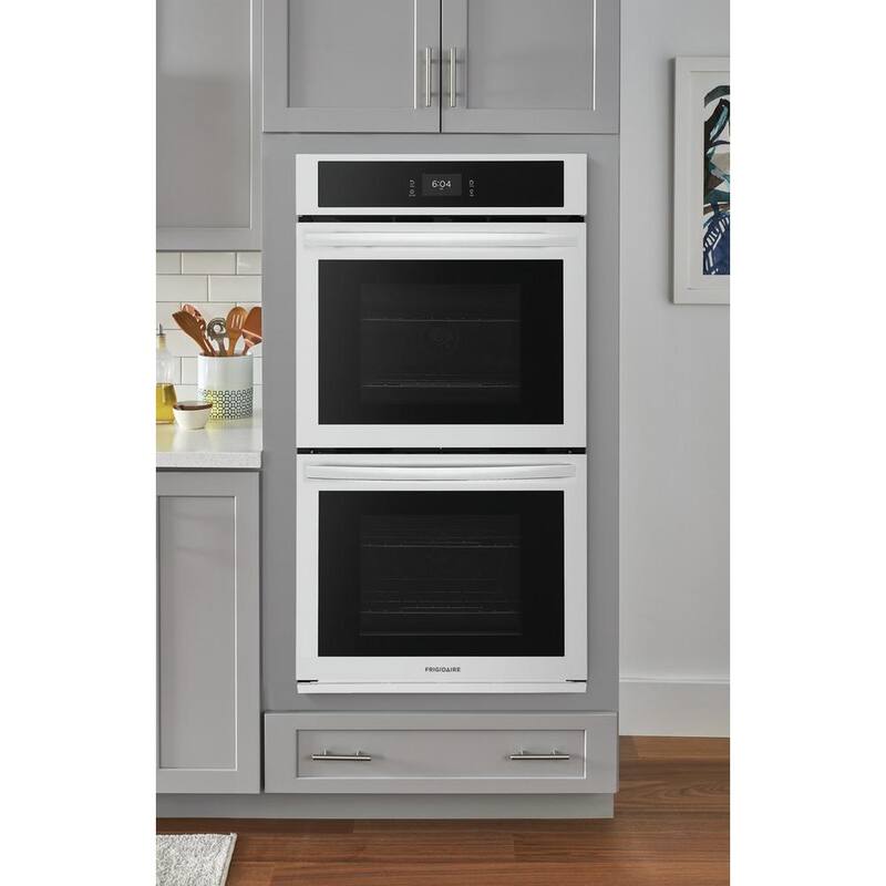 Double Electric Built-In Wall Oven with Convection in White A77838