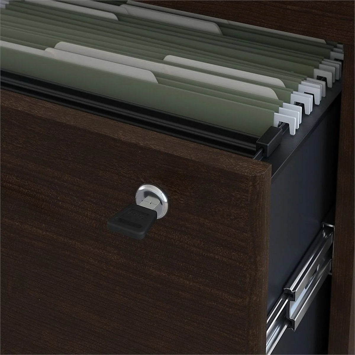 2 Piece Wood Filing Cabinet Set with 2 Drawer G30823