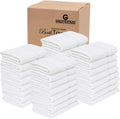 White Cotton Blend Bath Towels (24x 48 Inch) (60) C132590