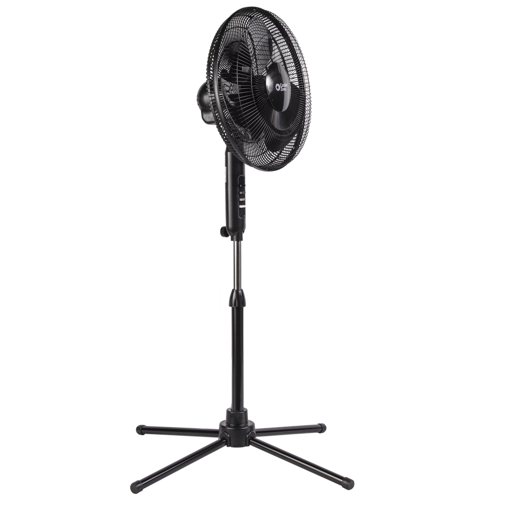 16” Oscillating Pedestal Fan, 3-speed, Adjustable Height and Tilt, Black P26596
