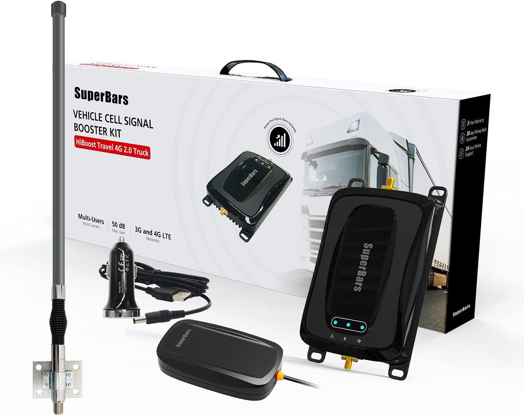 Cell Phone Signal Booster with Bendable Antenna F1858
