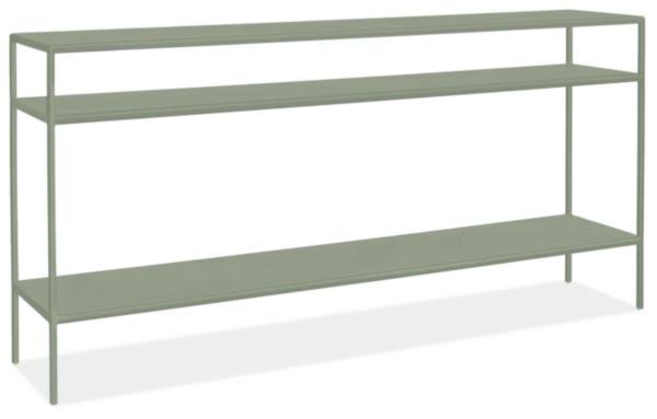 Sage Green Grey Slim Console Table S653311